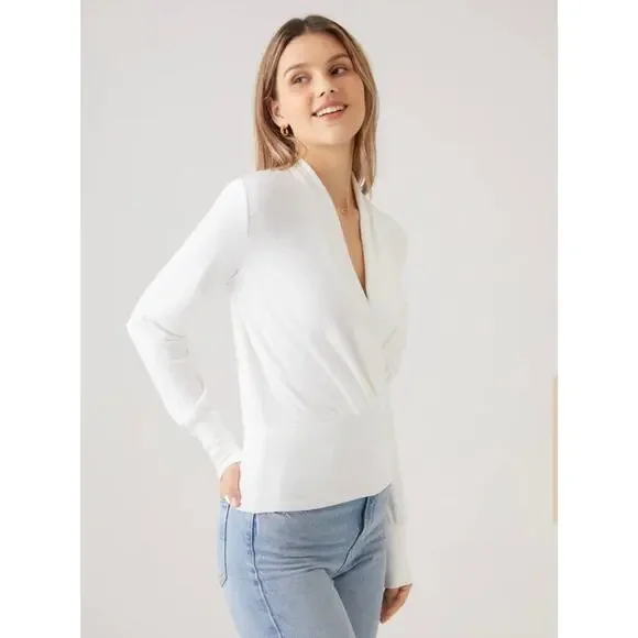 OGL Surplice Tuckable Top NWT SIZE L - Picture 7 of 7